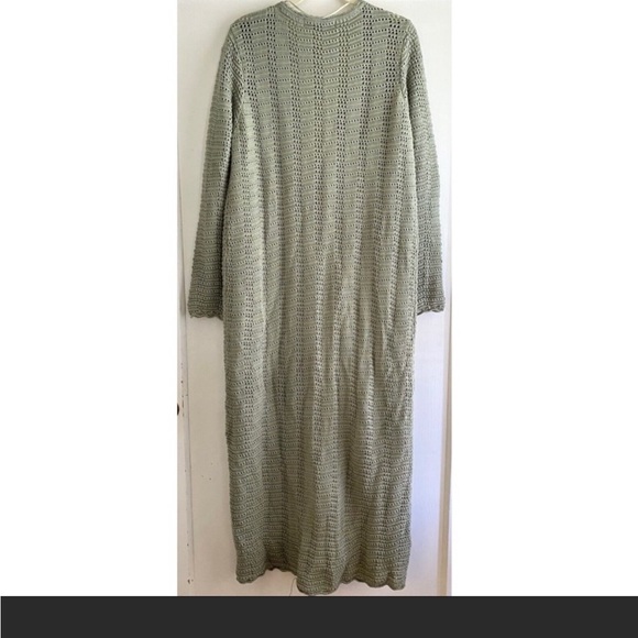 Free People Cotton Crochet Sweater Duster - Picture 3 of 10